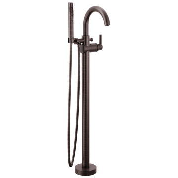 Grifería Tina Montaje al Suelo con Ducha de Mano Venetian Bronze