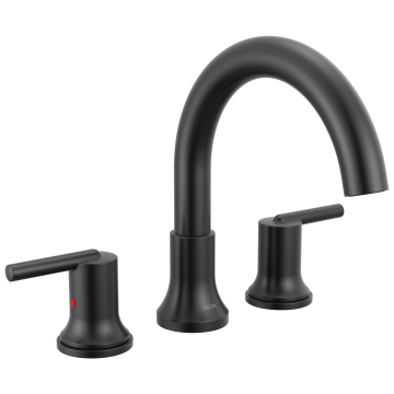 Trinsic Grifería de Tina 8" pulgadas Roman Tub Negro