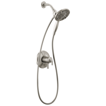 Trim, Brazo y Regadera In2ition® Two-in-One Kayra Stainless