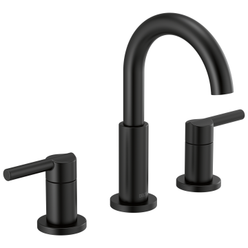 Nicoli Grifería de 8" pulgadas Negro