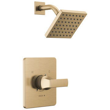 Trim, Brazo y Regadera Velum Champange Bronze