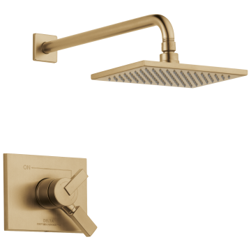 Trim, Brazo y Regadera 2 funciones Vero Champange Bronze