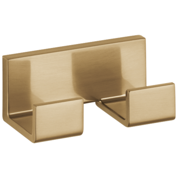 Gancho Doble Vero Champange Bronze